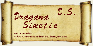 Dragana Simetić vizit kartica